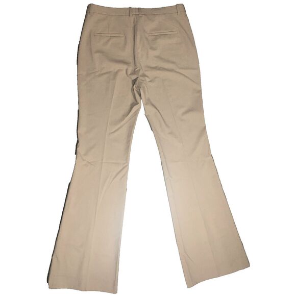 Theory Tan Flared Trousers - Picture 4 of 5